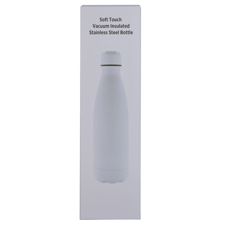 GRODNO - Soft Touch Insulated Water Bottle - White