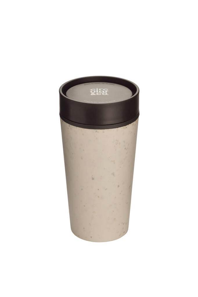 Circular Cup 12oz Cream &amp; Cosmic Black