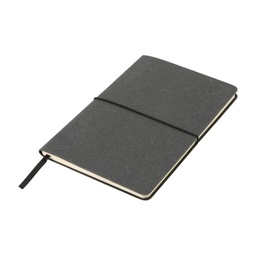 [NBEN 5163] KOTEL - eco-neutral A5 Recycled Leather Soft Cover Notebook - Black