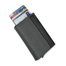 [CHSN 1178] TORINO - SANTHOME RFID Sliding Card Holder - Dark Grey