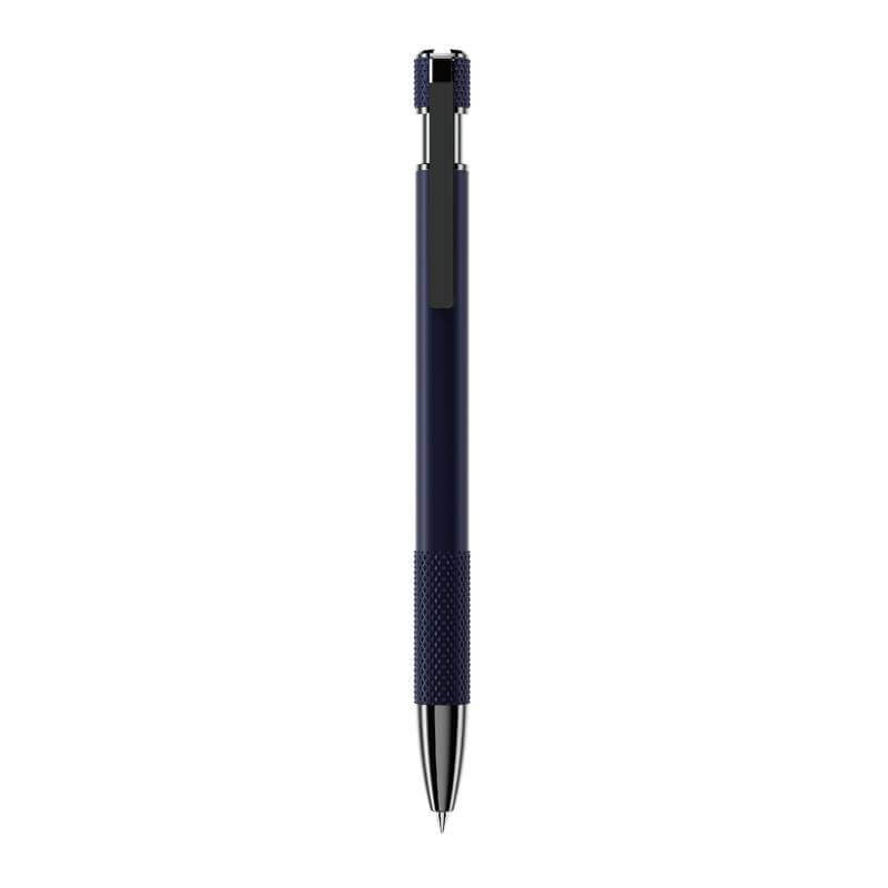 PILA - Recycled Aluminium Ballpoint Pen - Navy Blue
