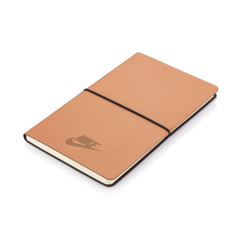 PEJA - Santhome A5 Recycled PU Notebook - Tan