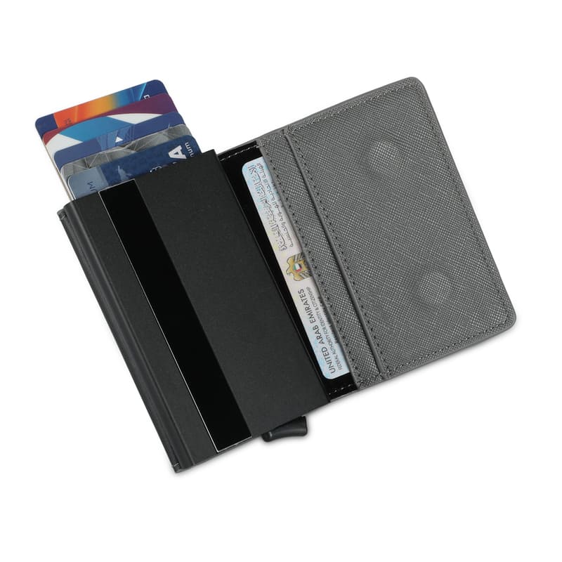 TORINO - SANTHOME RFID Sliding Card Holder - Dark Grey