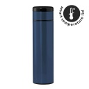 KOVEL - Giftology Double Walled Insulated Flask with Temperature Lid - Navy Blue