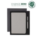 VARDIM - CHANGE ZERO Sustainable Gift Set with Refillable Notebook & Pen - Grey