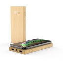 COMRAT - @memorii 6000 mAh Bamboo Wireless Powerbank