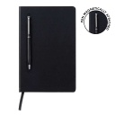 CAMPINA - Giftology A5 Hard Cover Notebook with Metal Pen - Black