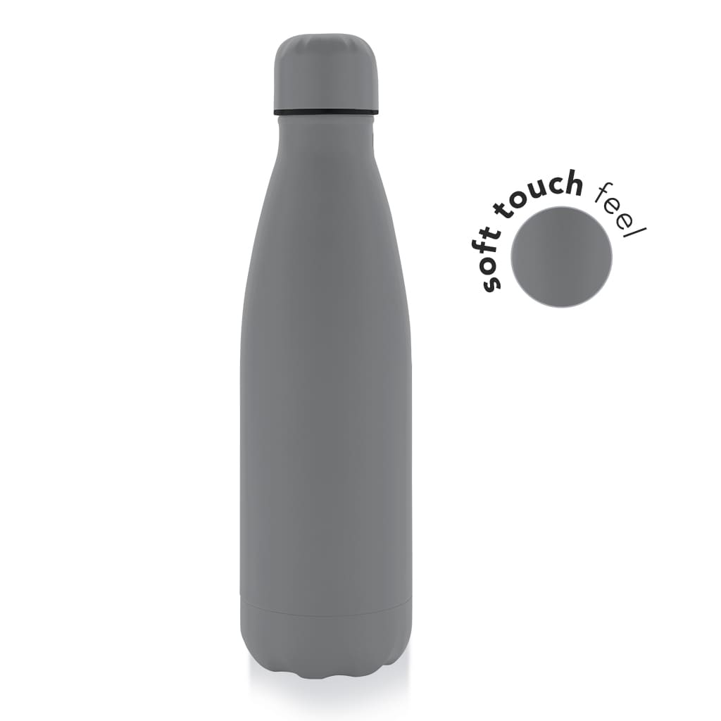 GRODNO - Soft Touch Insulated Water Bottle - Grey