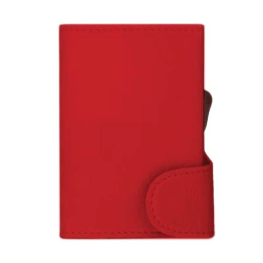 [LASN 630] VITL - SANTHOME PU Cardholder Wallet Red